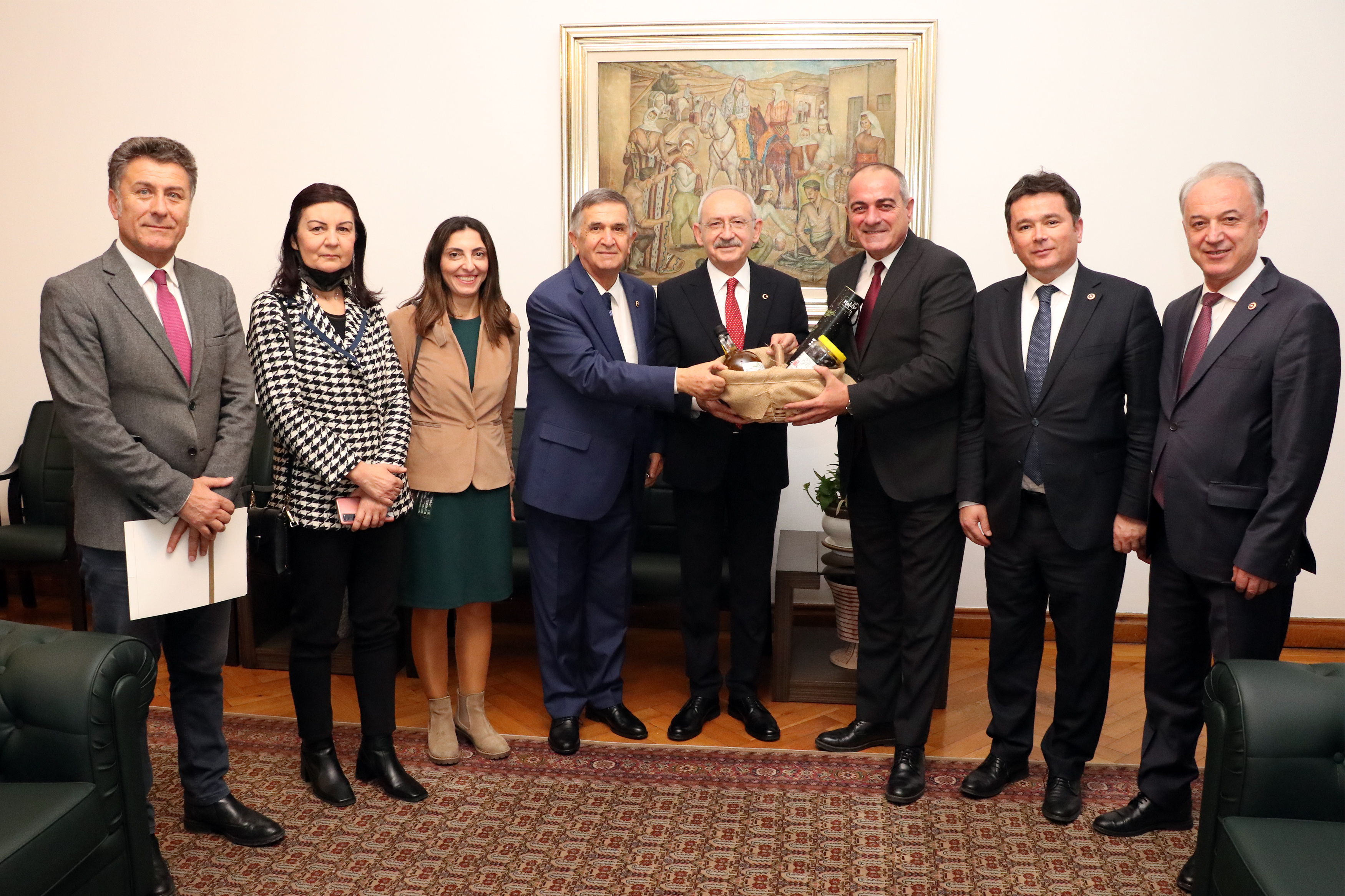 Başkan Sertaslan, Kılıçdaroğlu Ziyaretinde Tarımı Konuştular