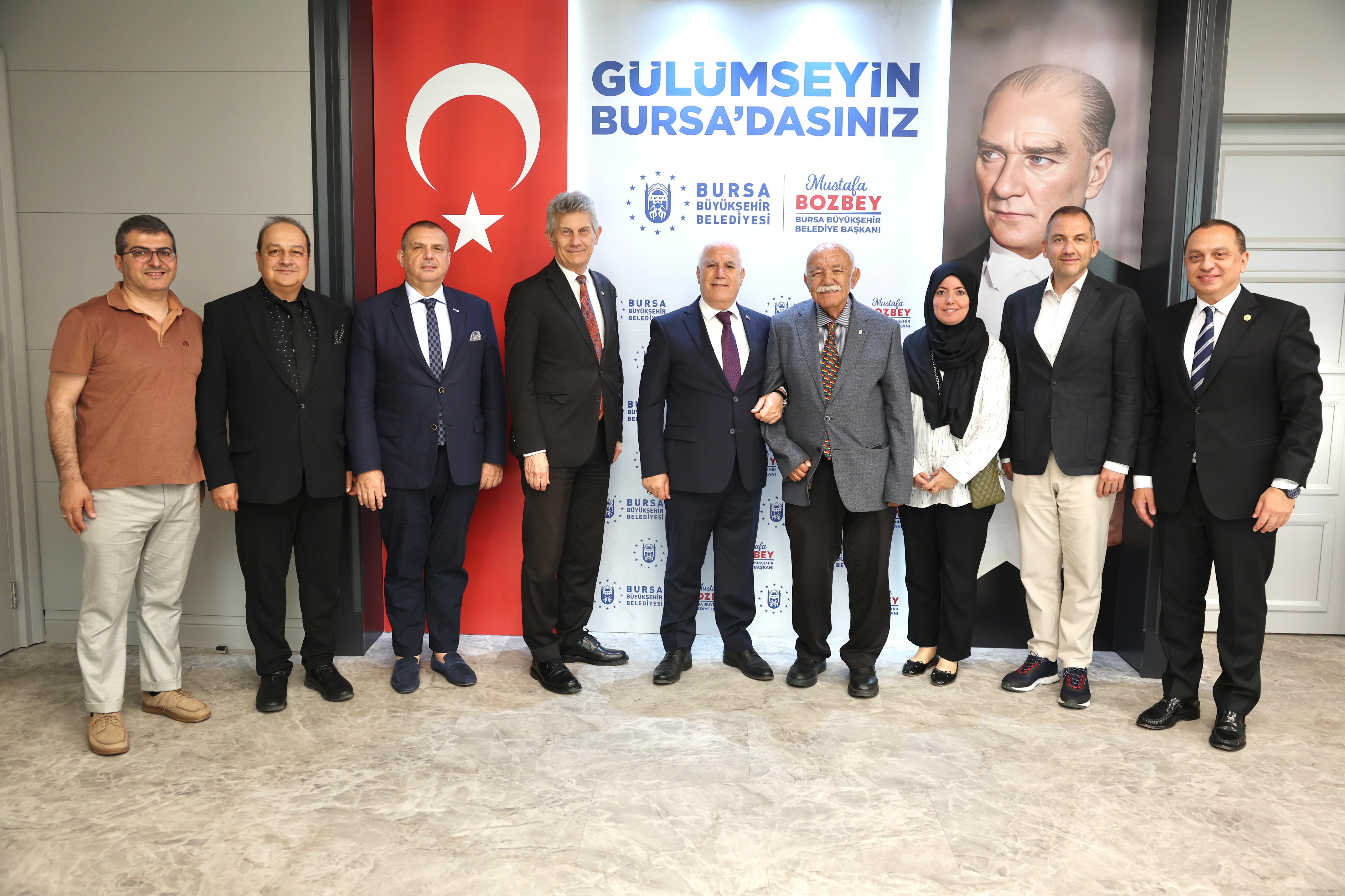 BUSİAD temiz Nilüfer Çayı  için Mustafa Bozbey’le görüştü
