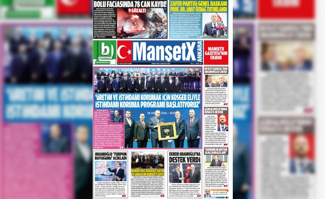 MANŞETX GAZETESİ'NİN 14.YIL 352. ANKARA-BURSA OCAK SAYILARI ÇIKTI!