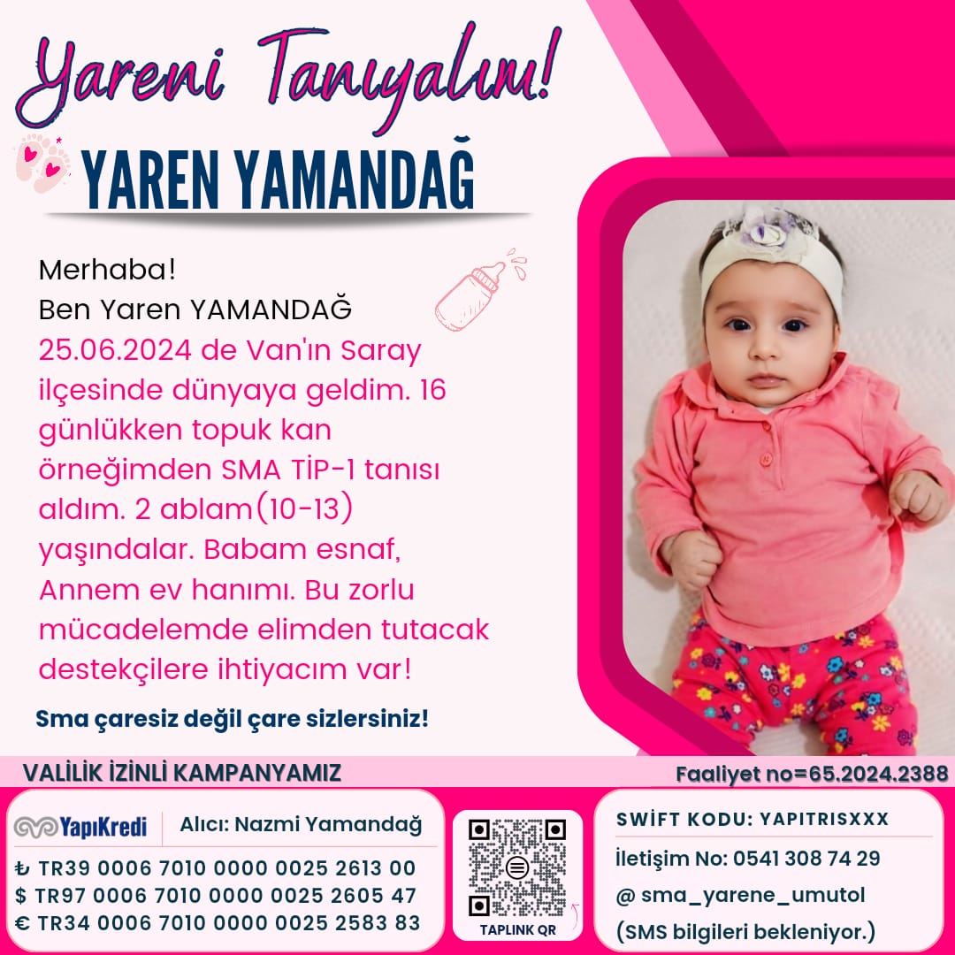 YAREN BEBEK YARDIMINIZI BEKLİYOR