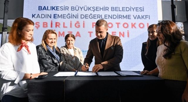 Balıkesir'de Kadın Kooperatifleri İçin Yeni Protokol 