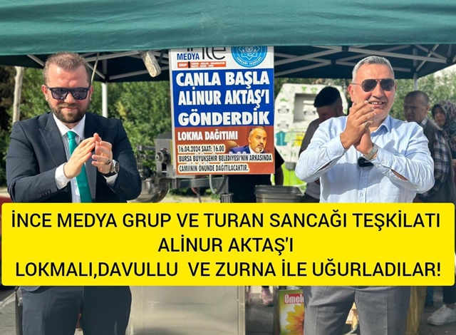 Büyükşehir'i kaybeden Alinur Aktaş'a Davullu ve Zurnalı Uğurlama