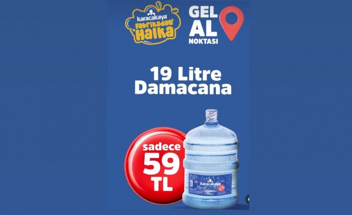 Karacakaya 3’te 1 Fiyatına Damacana Su Satışıyla Ezberleri Bozdu