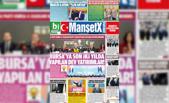 MANŞETX GAZETESİ'NİN 14.YIL 356. ANKARA-BURSA MAYIS SAYILARI ÇIKTI!